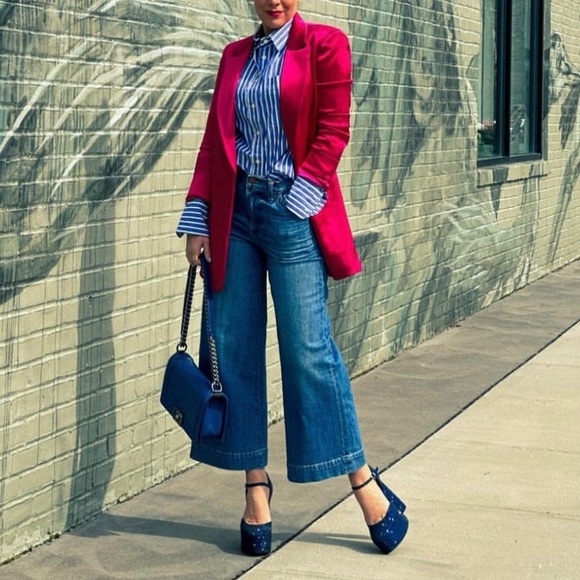 Zara rhinestone platform heels blue crystals - Picture 10 of 10